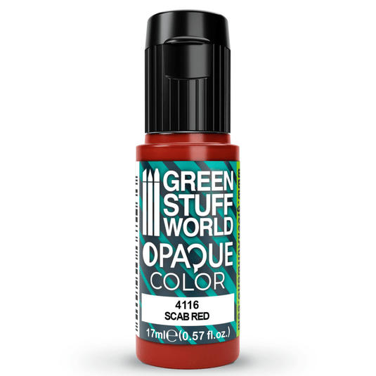 Green Stuff World Opaque Colors - Scab Red 17ml - 4116 - Cobbco