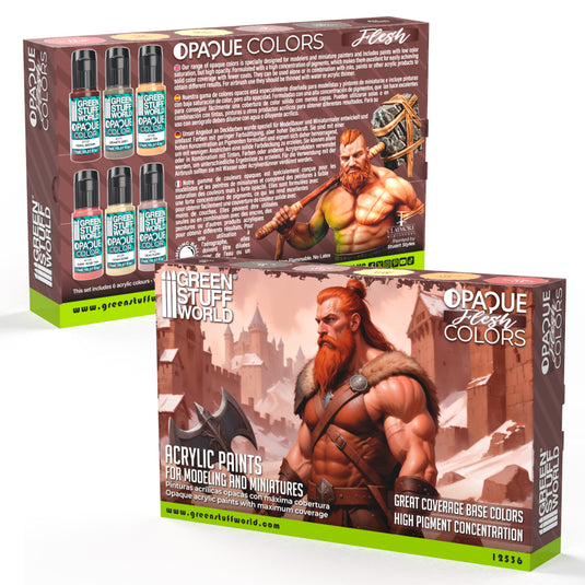 Opaque Paint Set - Flesh Colours