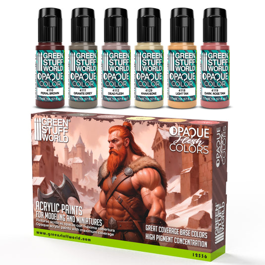 Opaque Paint Set - Flesh Colours