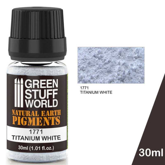 Green Stuff World for Models & Miniatures Pigment Titanium White 1771