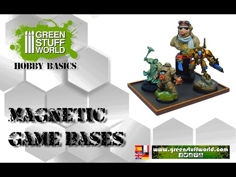 Green Stuff World for Models & Miniatures Magnetic Bases Round 50mm 10865