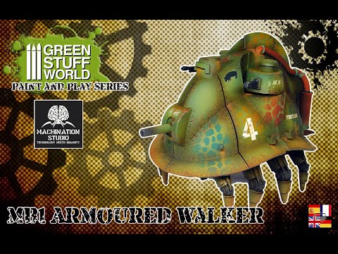 Load and play video in Gallery viewer, Green Stuff World for Models and Miniatures Self-Adhesive Stencils - Harlequin M 9448
