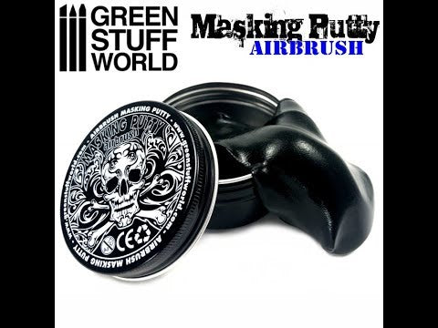 Load and play video in Gallery viewer, Green Stuff World for Models &amp; Miniatures Airbrush Masking Putty 1908
