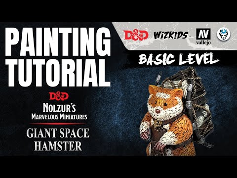 Load and play video in Gallery viewer, D&amp;D Nolzur&#39;s Marvelous Miniatures: Giant Space Hamster Limited Edition Paint Kit
