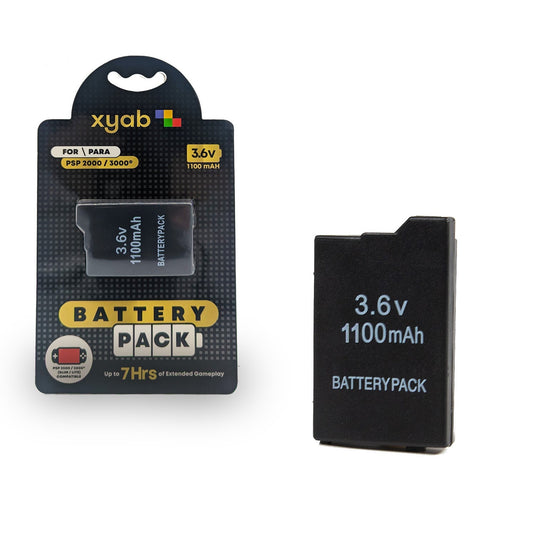XYAB Super Capacity Rechargeable Battery Pack for Playstion PSP 2000/3000 Series - Cobbco