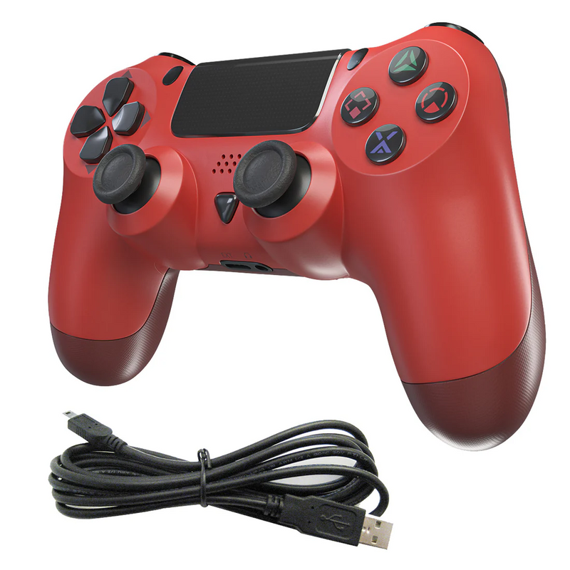 Load image into Gallery viewer, XYAB - Wireless Controller for PS4 with Touchpad, Vibration - Reactive - Red

