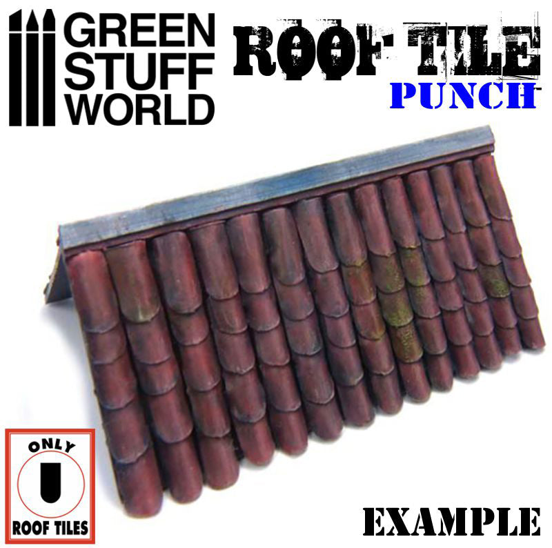 Load image into Gallery viewer, Green Stuff World for Models &amp; Miniatures - Miniature Roof Tile Punch 1417
