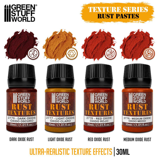 Green Stuff World Rust Texture Set 30ml for Modeling and Dioramas - Cobbco