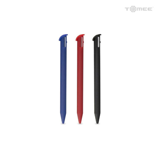 Stylus Pen Set for 3DS XL - Nintendo 3DS XL, Brand New - Black, Red, Blue - Cobbco