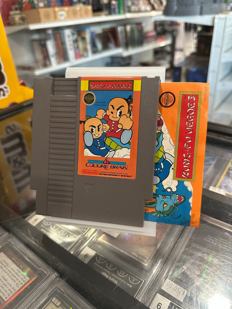 Load image into Gallery viewer, KUNG - FU HEROES Nintendo NES Game - with Manual - Acceptable Condition - Cobbco
