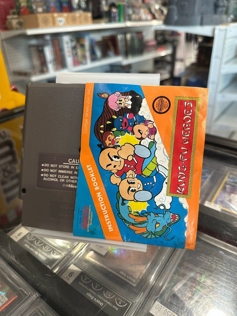 Load image into Gallery viewer, KUNG - FU HEROES Nintendo NES Game - with Manual - Acceptable Condition - Cobbco
