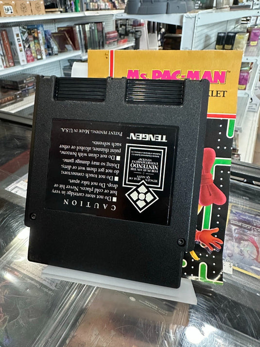 Ms. Pac - Man [Tengen] (Nintendo NES, 1989) and Manual - Good - Cobbco