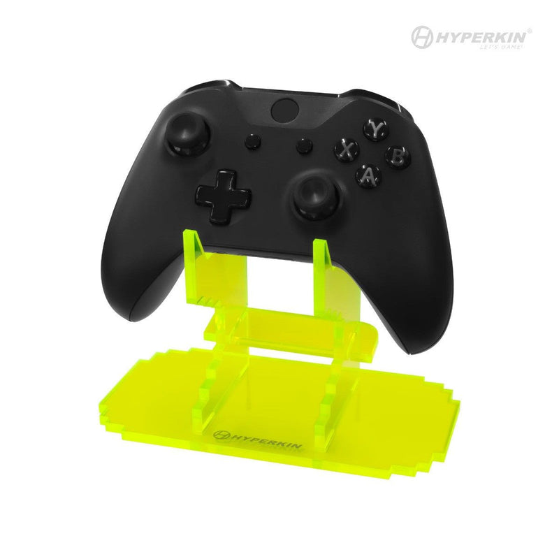 Load image into Gallery viewer, Pixel Art Universal Controller Stand for Xbox - PlayStation - Nintendo - Yellow - Cobbco
