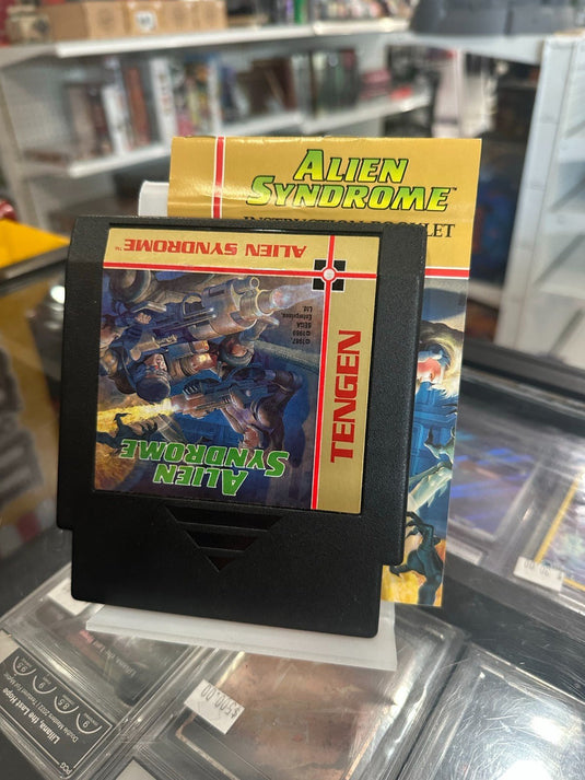 Alien Syndrome w/Manual NES Nintendo - Good Condition - Cobbco