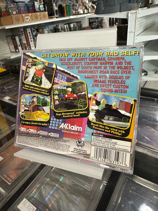 South Park Rally (Sega Dreamcast, 2000) Complete - CIB - Tested - Cobbco
