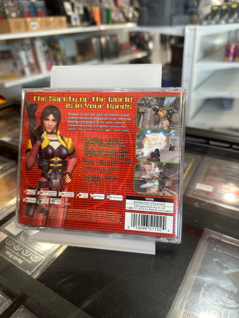 Load image into Gallery viewer, Outtrigger (Sega Dreamcast, 2001) CIB Tested - Good Condition - Cobbco
