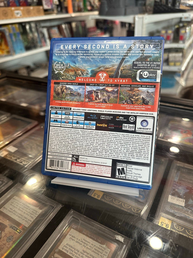 Load image into Gallery viewer, Far Cry 4 PS4 For PlayStation 4 - CIB - Good Condition - Cobbco
