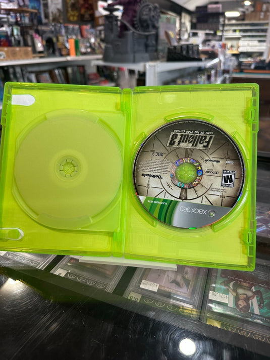Fallout 3 Game of the Year Edition Platinum Hits No Manual Xbox 360 - Good Con - Cobbco