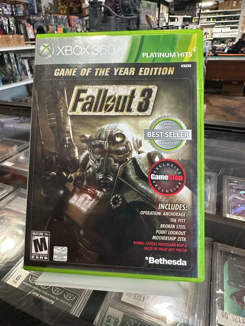Load image into Gallery viewer, Fallout 3 Game of the Year Edition Platinum Hits No Manual Xbox 360 - Good Con - Cobbco
