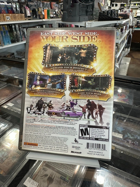 Microsoft Xbox 360 Saints Row 2 CIB 2008 with Manual - Good Condition - Cobbco