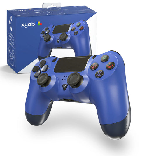 XYAB - Wireless Controller for PS4 with Touchpad, Vibration - Reactive - Blue