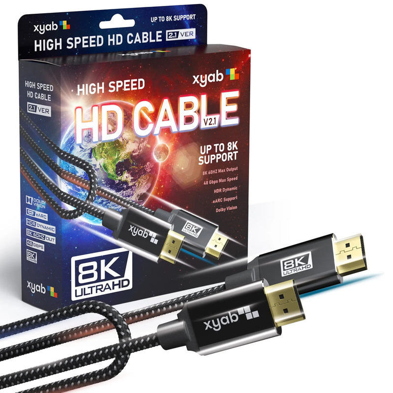Load image into Gallery viewer, ULTRA HIGH SPEED HDMI Cable Certified 2.1 8K or 2.0 4K for HDTV PC Laptop Gaming
