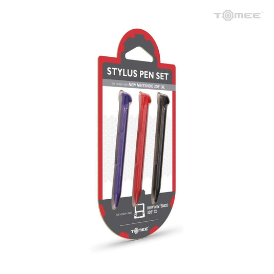 Stylus Pen Set for 3DS XL - Nintendo 3DS XL, Brand New - Black, Red, Blue - Cobbco