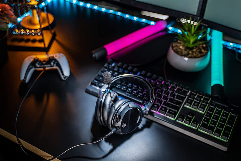 Load image into Gallery viewer, Audio-Technica High-Fidelity Closed-Back Wired Gaming Headset - Black
