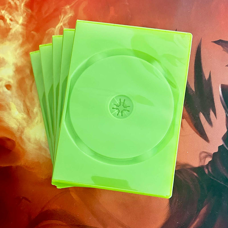 Load image into Gallery viewer, Replacement Case for OG Xbox, Video Games, DVD, Blu - Ray Disc, CD - Opaque Green - Cobbco
