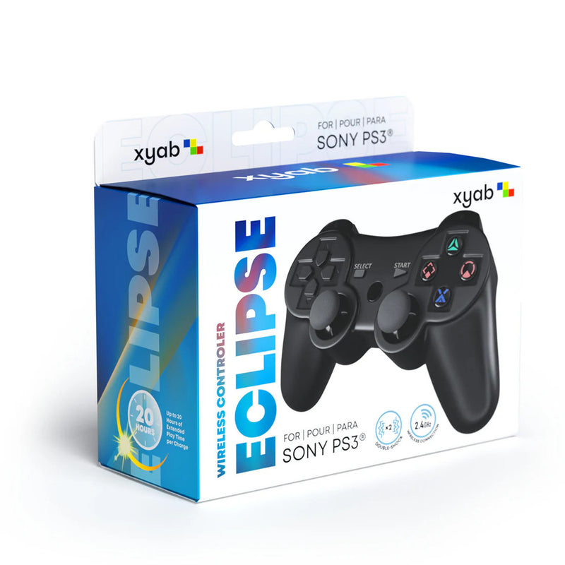 Load image into Gallery viewer, XYAB - ECLIPSE: PS3 Wireless Controller - Black - Playstation 3
