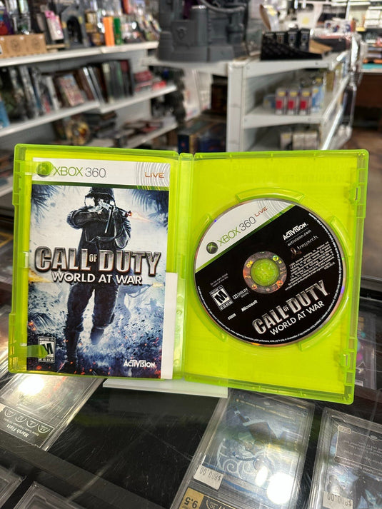 Call of Duty: World at War Microsoft Xbox 360 CIB Complete - Good Condition - Cobbco