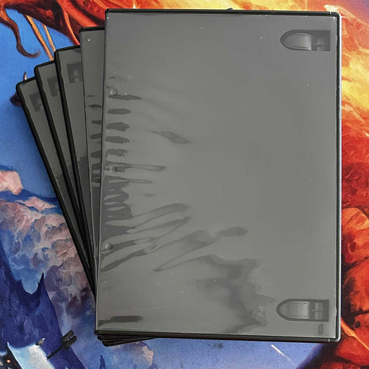 Replacement Case  for Playstation 2, Video Games, DVD, Blu-Ray Discs, CD - Black