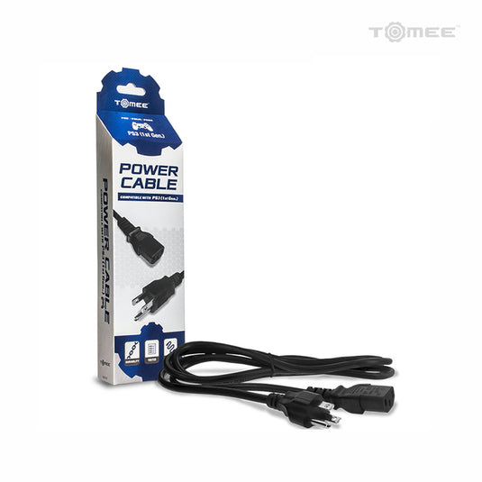 Replacement Power Cable for Playstation 3, PC. by Tomee 5 Feet Long.