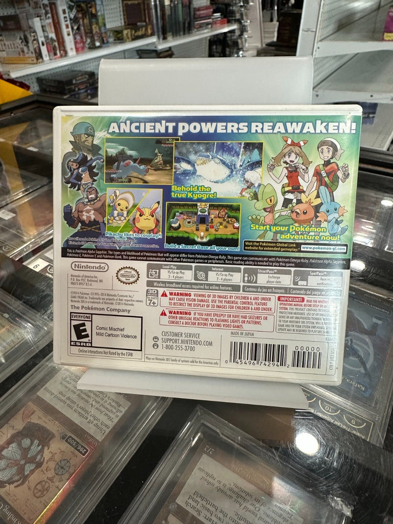 Load image into Gallery viewer, Pokemon: Alpha Sapphire (Nintendo 3DS, 2014) CIB - Good Condition - Cobbco
