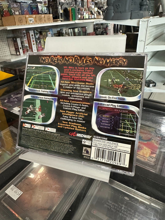 Sega Dreamcast NFL Blitz 2001 - CIB - Good Condition - Cobbco