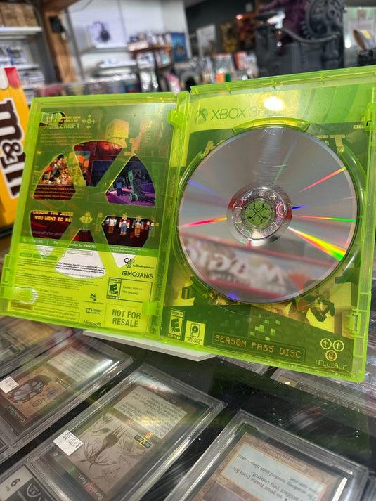 Minecraft: Story Mode Season Pass Disc ( Xbox 360, 2015) No Manual - Acceptable - Cobbco