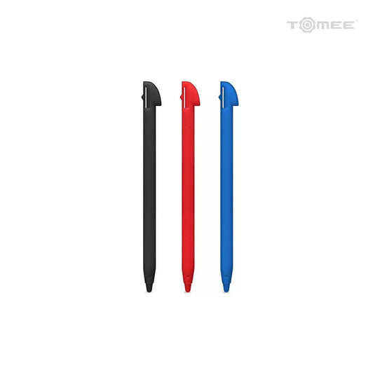 Stylus Pen Set For Nintendo 3-pack For 3DS XL Black, Red, Blue - New - Tomee