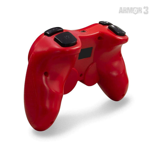 Armor3 NuPlay Wired Controller For the Playstation 3, PC, Mac Force Feedback Red - Cobbco