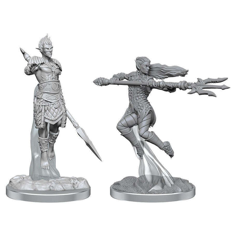 Load image into Gallery viewer, WizKids D&amp;D Nolzur&#39;s Marvelous Miniatures: Sea Elf Fighters
