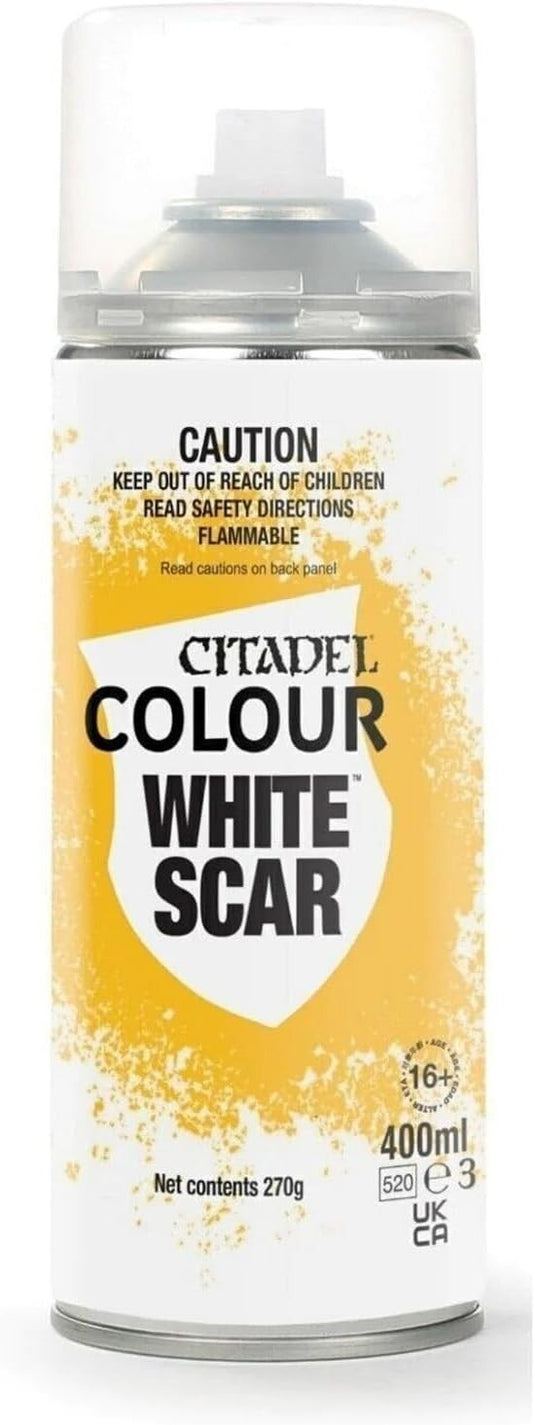 Games Workshop Warhammer Citadel Spray Primer White Scar 9.5oz Can