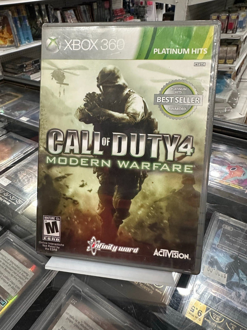 Load image into Gallery viewer, Call Of Duty 4 Modern Warfare Platinum Hits (Xbox 360) CIB - Good Condition - Cobbco
