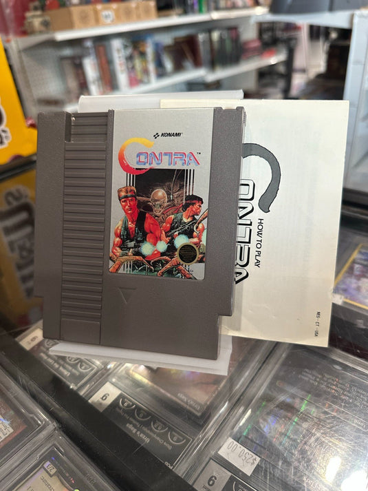 Contra (Nes) (1988) With Instruction Manual - Nintendo - Good Condition - Cobbco