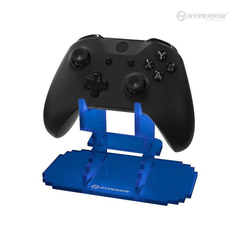 Load image into Gallery viewer, Pixel Art Universal Controller Stand for Xbox - PlayStation - Nintendo - Blue - Cobbco
