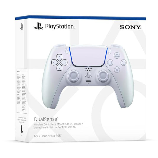 Sony DualSense Wireless Controller – Chroma Pearl (PS5) | Haptic Feedback, Adaptive Triggers, Built-In Mic