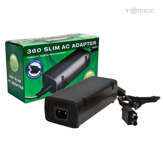 Replacement Xbox 360 Slim AC Adapter 10ft in Length for Retro Gaming - Hyperkin