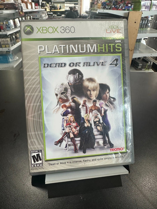 Dead or Alive 4 (Xbox 360) Platinum Hits Complete CIB Tested - Good Condition - Cobbco