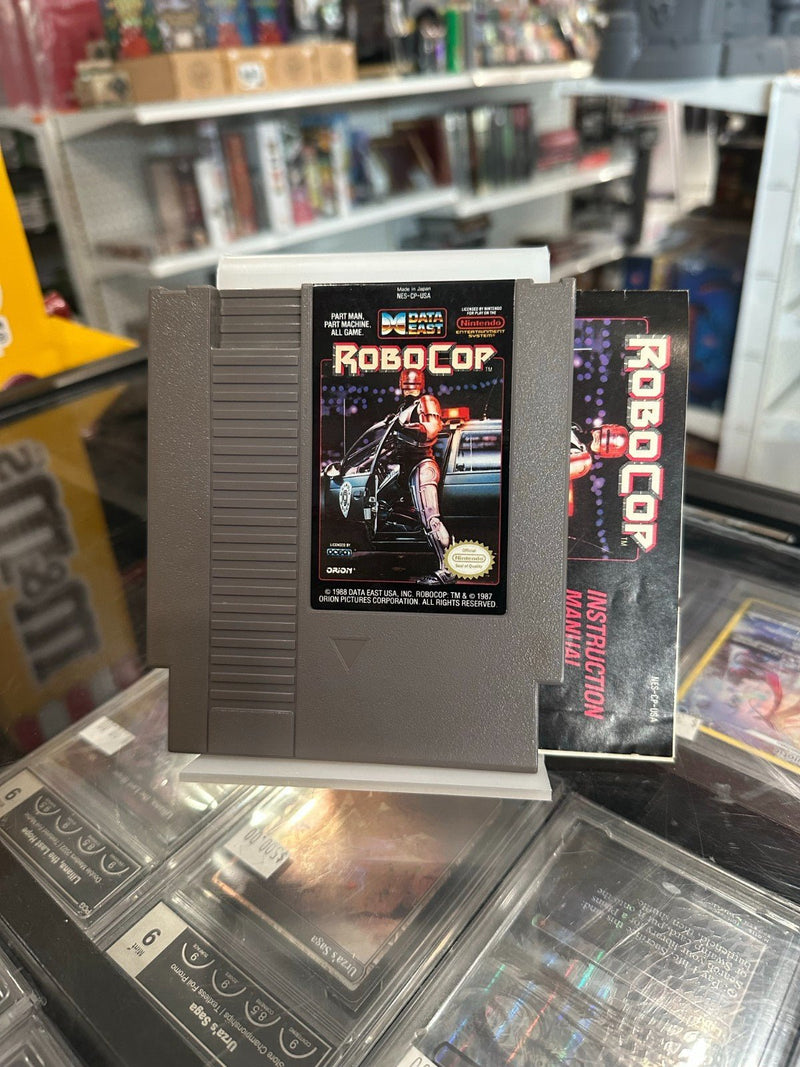 Load image into Gallery viewer, RoboCop NES Game Cartridge + Manual - Good Condition - Cobbco
