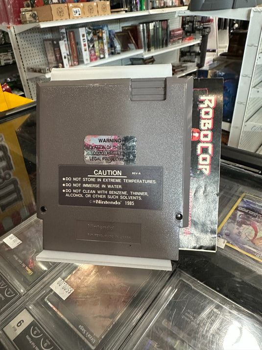 RoboCop NES Game Cartridge + Manual - Good Condition - Cobbco