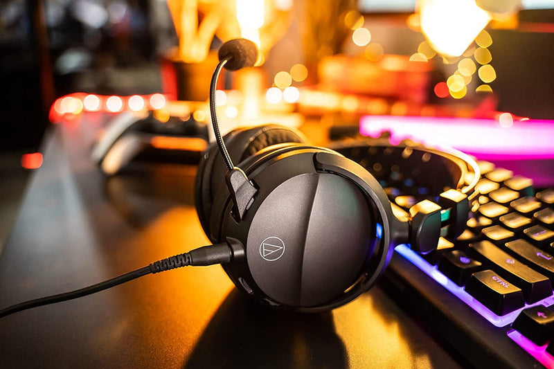 Load image into Gallery viewer, Audio-Technica High-Fidelity Closed-Back Wired Gaming Headset - Black
