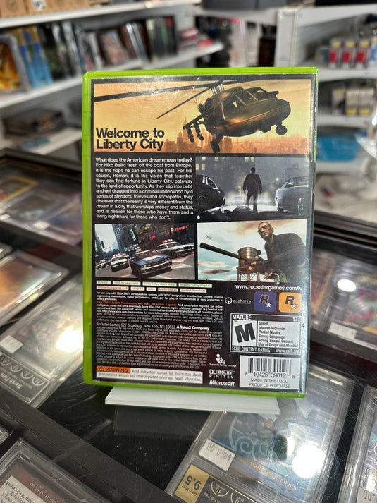 Microsoft Xbox 360 Grand Theft Auto 4 GTA4 Video Game Acceptable Condition